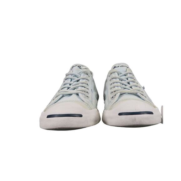 Converse Shoes Womens 9 Sneakers Jack Purcell Ox Classic Canvas Retro Blue Low - Picture 3 of 14
